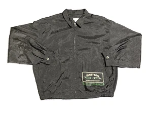 Benetton Formula 1 Racing Team Nylon Vintage Jacket Size 46 Japanese L Black - Picture 1 of 15