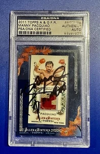 Manny Pacquiao 2011 Topps A & G F. R. PSA/DNA Authentic Autograph RARE ! - Picture 1 of 5
