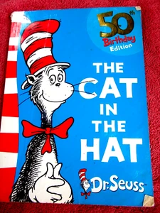 THE CAT IN THE HAT BY DR. SEUSS 50th BIRTHDAY EDITION 2007 PAPERBACK - Picture 1 of 5