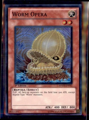 Yu-Gi-Oh Worm Opera Hidden Arsenal 2 HA02-EN052 1st Edition Ultra Rare Holo - Image 1 of 2