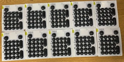 Lote de 10 clipes de cabo multiuso OHill conjunto OH-24-B 24 pacotes autoadesivos NOVO! - Imagem 1 de 3