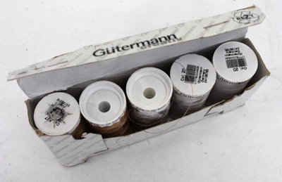 Lot of 5 Gutermann Sew All Thread Yarn Spools Polyester Assorted Colors - Image 1 of 4