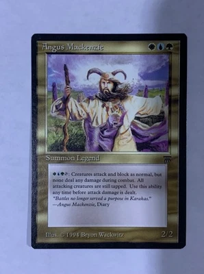 MTG Angus Mackenzie Legends English. "Vintage" - Image 1 of 2