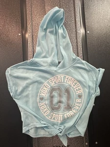 Hoody/Crop-Top Mädchen 7/8 XOXO Sport mintgrün - Bild 1 von 3