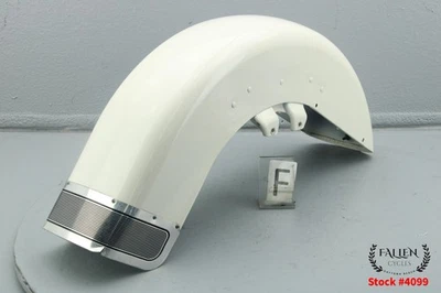 Harley Road King Police 2011 guardabarros delantero blanco abedul #4099 Foto 1 de 4