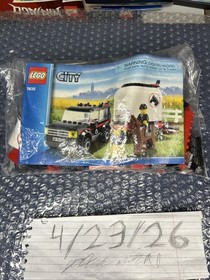 LEGO CITY: 4WD with Horse Trailer (7635) Complete Used For Display