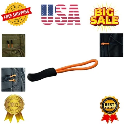 Tiradores de cremallera duraderos etiquetas de lengüeta tiradores de cable extensión de cremallera fijador de cremallera para respaldo... Foto 1 de 4