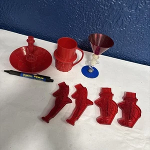 Pflanzgefäße Mr. Peanut Kunststoff Posten, Tasse, Schale, Stift, Ausstechformen Sammlerstücke - Bild 1 von 15