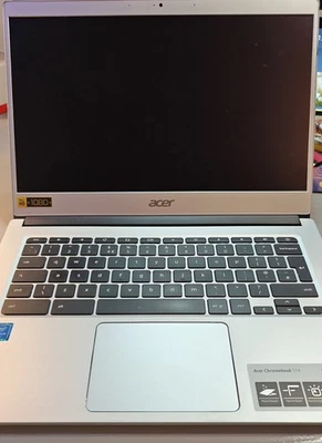 Acer 514 Chromebook (CB514-1H - N18Q3) in silver - Image 1 of 4