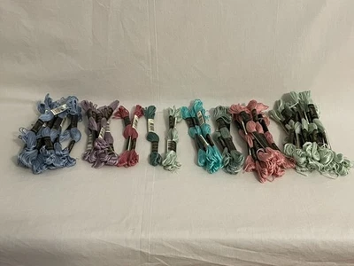 DMC 25 skeins Mouline Special Cotton Embroidery Thread Lot Of 54 Made In France - Image 1 of 4