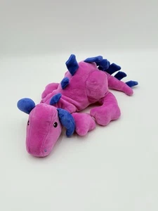 Manhattan Toy Purple Dragon Plush Hester Blue Weighted floppy Pillow Soothing - Picture 1 of 6
