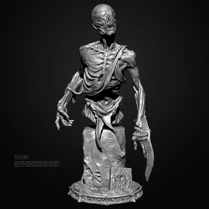Devil Bust 3D Print Model Kit Unpainted Unassembled 55mm 75mm TD-6101 - Picture 1 of 4