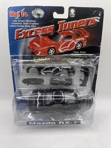 Maisto Excess Tuners Fast-Tune System Mazda RX-7 Black Series 1. NEW Sealed - Picture 1 of 21