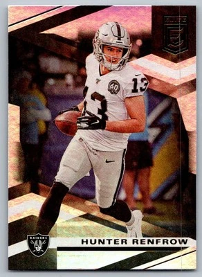 2020 Donruss Elite Hunter Renfrow Las Vegas Raiders #13 - Image 1 of 2