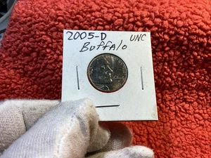 2005 D JEFFERSON BUFFALO 🦬 NICKEL BANKFRISCH KOSTENLOSER VERSAND - Bild 1 von 9