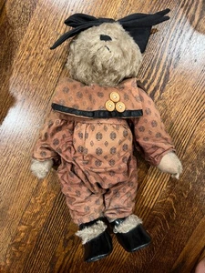 Ganz Cottage Collectibles Megan Bear With Humpback Artist Carol Kirby 16in 1997 - Bild 1 von 11