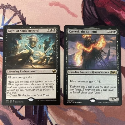 Night of Souls' Betrayal - Iconic Masters - Magic the Gathering MTG Inc Kaervek - Image 1 of 4