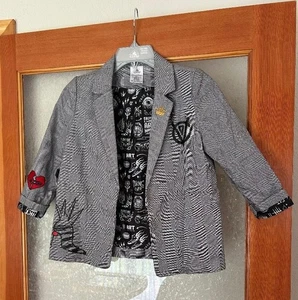 Disney's Girls Cruella de vil Jacket Girl's Size 9/10 - Picture 1 of 3