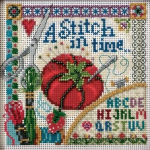 MILL HILL Buttons Beads Kit Counted Cross Stitch STITCH IN TIME MH14-2104 - Picture 1 of 2