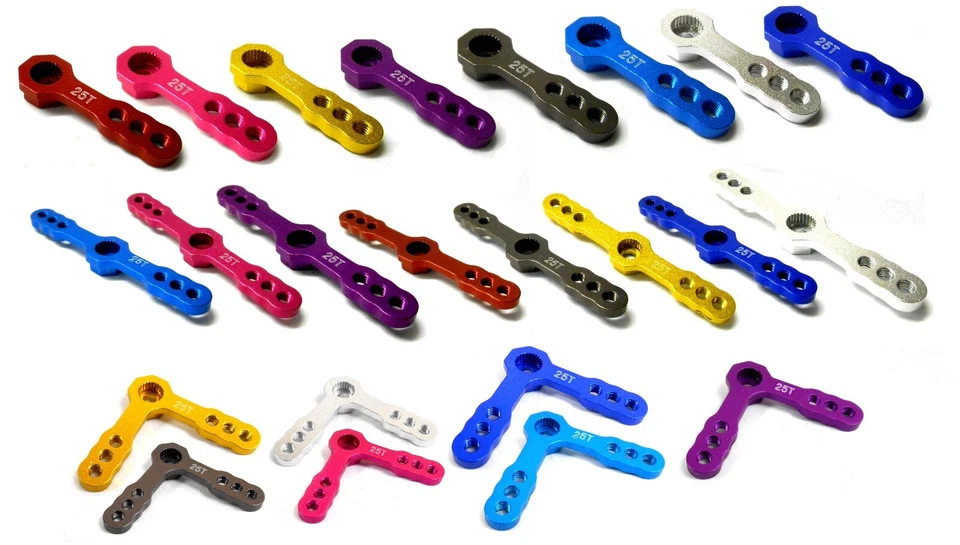 1/10 Scale RC Car Throttle Steering Alloy Servo Horn Arm 25 Teeth Tooth 25T - Image 1 of 1