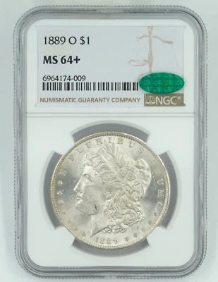 1889-O NGC MS64+ Morgan Silver Dollar - Image 1 of 3