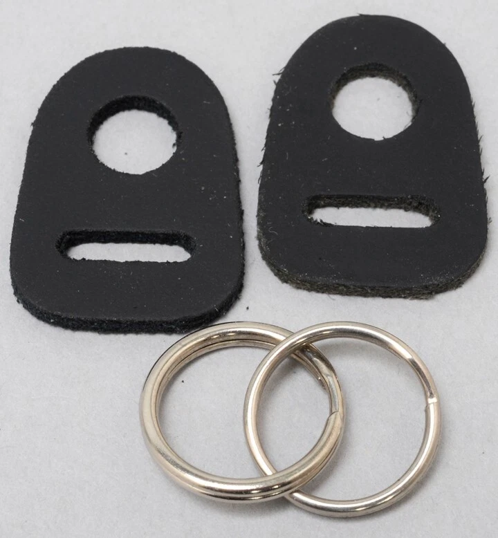 Leather Camera Strap Protectors with Split Ring Connectors - Image 1 of 1