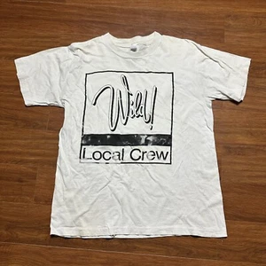 Vtg Erasure WILD! Tour Local Crew Shirt L Shirt 80s Single Stitch Tee France - Picture 1 of 15