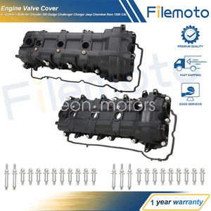 Valve Covers w/ Gasket for Jeep Grand Cherokee Wrangler Ram ProMaster 1500 3.6L - Picture 1 of 7