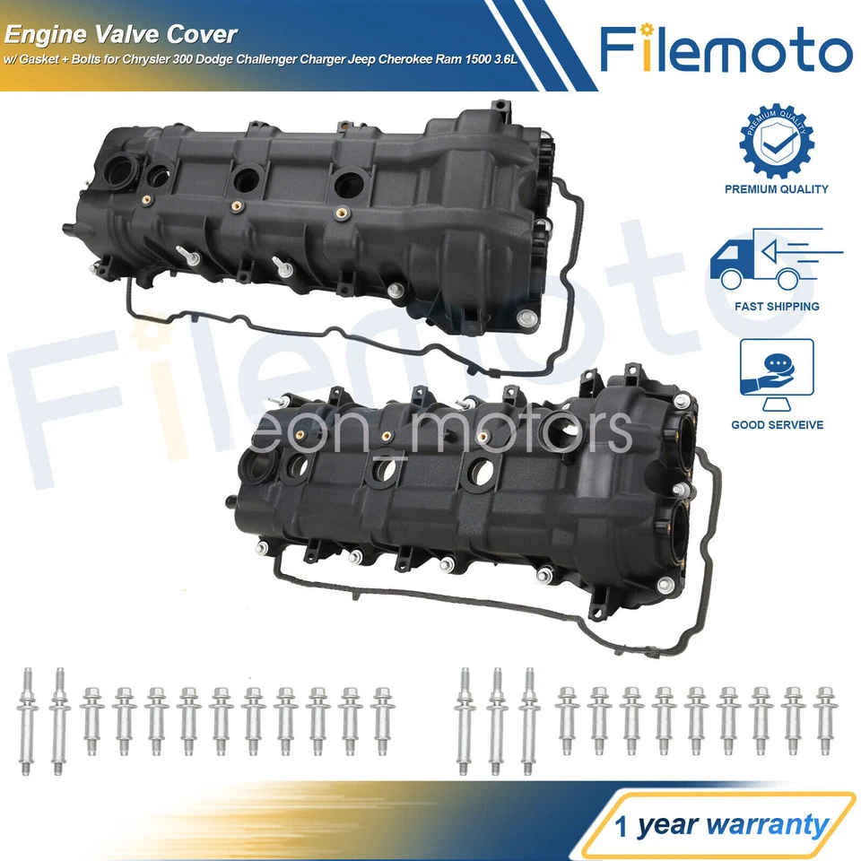 Cubiertas de válvula con junta para Jeep Grand Cherokee Wrangler Ram ProMaster 1500 3,6 L Foto 1 de 4