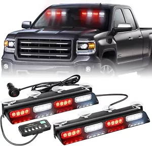 High Visibility Strobe Light Bar - Emergency LED Lights for Firefighter Vehicles - Picture 1 of 8