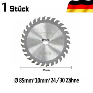 Mini saw blade carbide circular saw blade 85 mm * 10 mm hand immersion circular saw RF - Picture 1 of 9