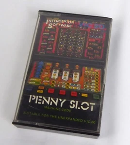 Commodore VC 20 VIC 20 -- PENNY SLOT (Interceptor Software) -- Tape Kassette - Bild 1 von 1