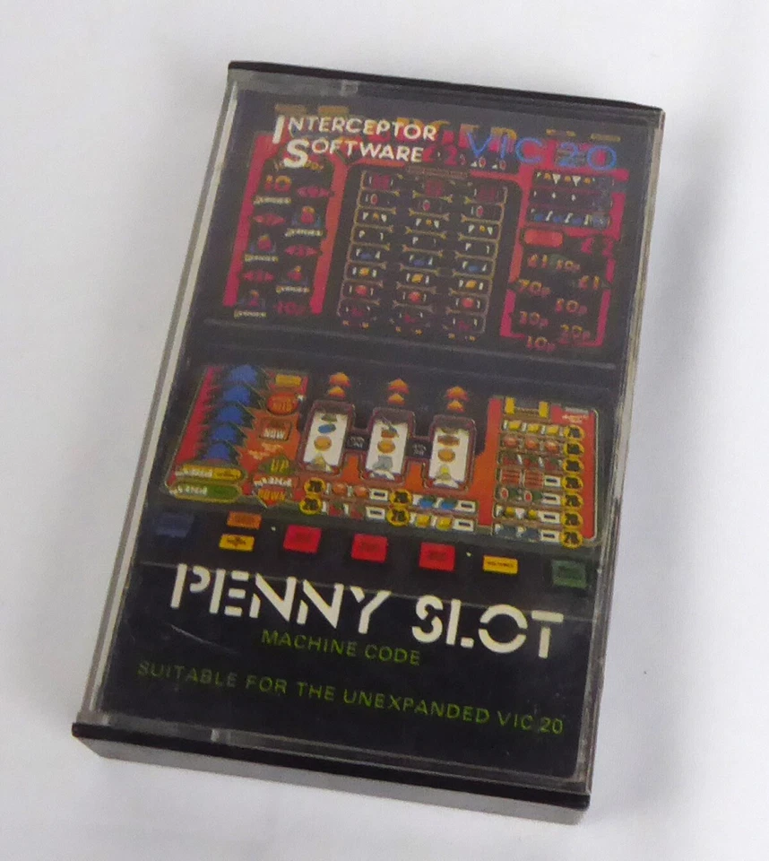 Commodore VC 20 VIC 20 -- PENNY SLOT (Interceptor Software) -- Tape Kassette - Bild 1 von 1