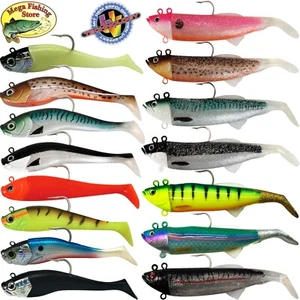 MF Norwegen UV Shad Meeresköder 300g / 440g - Gummifisch + Jigkopf Dorsch Köder - Bild 1 von 46