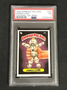 PSA 7 U.K Garbage Pail Kids Minis 1986 Series 3 Pinned Lynn #85b (POP OF 1) - Picture 1 of 3