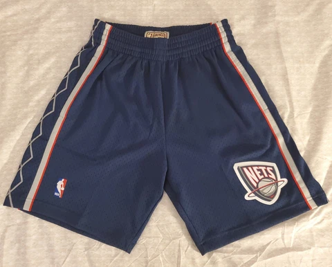 New Jersey Nets Mitchell & Ness 2006-07 Hardwood Classics Swingman Shorts Cover