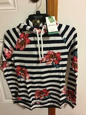 SUDADERA CON CAPUCHA ESTAMPADA JOULES MARLSTON TALLA 6 NUEVA PARA MUJER Foto 1 de 4