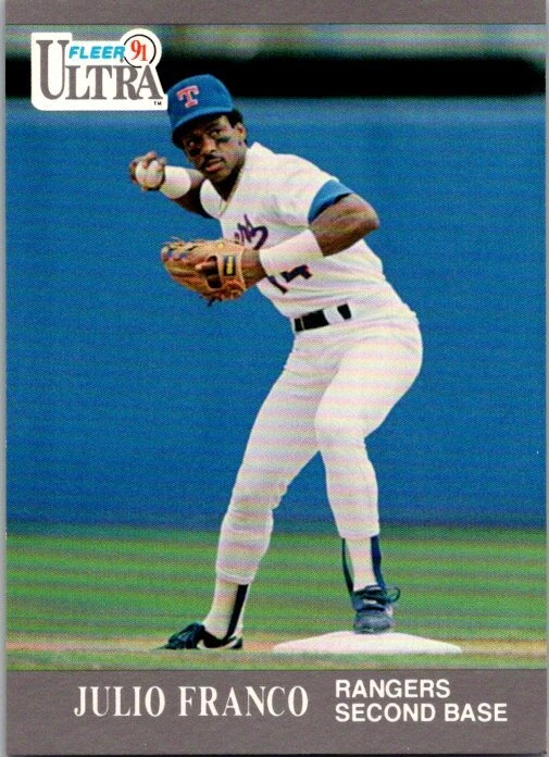 1991 Fleer Ultra #348 Julio Franco - Image 1 of 1