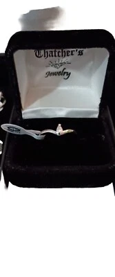 anillo esmeralda plata esterlina chapado banda única talla 9,5-10 Foto 1 de 2