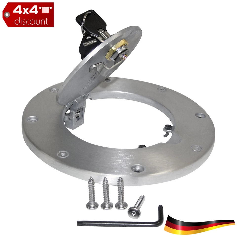 Tankblende Aluminum poliert Jeep Wrangler TJ 1997/2006 - Bild 1 von 1