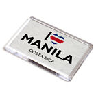 Fridge Magnet   I Love Manila Costa Rica