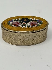 Caja de pastillas Aram Micro Mosaic Petite baratija Millefiori Italia pegatina original - Imagen 1 de 7