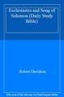Ecclesiastes and Song of Solomon (Daily Study Bible),Robert Davidson