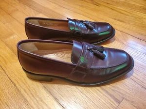 Men’s Bostonian Tassel Dress Shoes 10.5 M Wine Color - Picture 1 of 6
