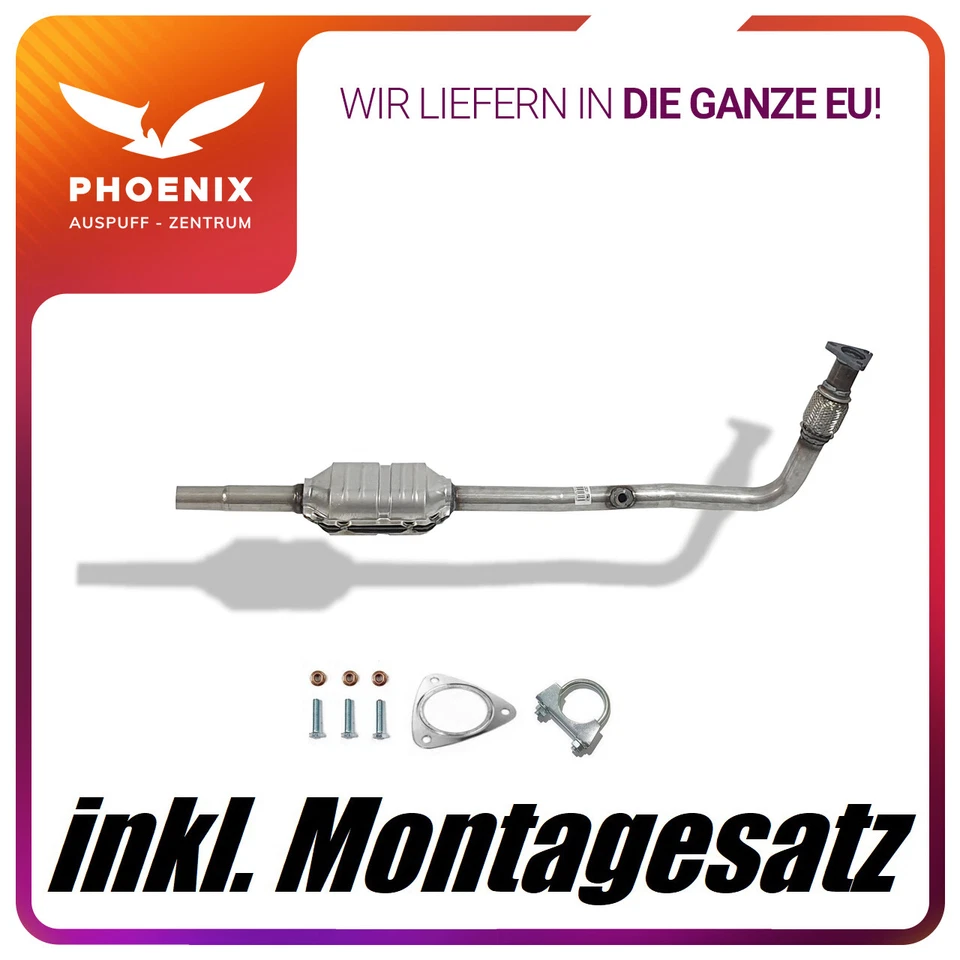 Catalizzatore VW Polo 1.0 1.3 1.4 (1994-1999) con certificazione elettrica OE 6N0253058BX catalizzatore - Immagine 1 di 1
