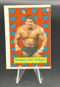 1987 Topps WWF Wrestlemania III #13 Magnífica pegatina de lucha libre Muraco casi nueva - OC - Imagen 1 de 1
