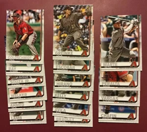 2019 Topps 582 Montgomery Series 1 & 2 Diamondbacks Team Set 21 Cards - Picture 1 of 2