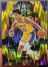 2022-23 Panini Select MAX CHRISTIE Gold Flash Prizm Rookie /10 SSP Lakers RC OBO