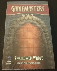 Gamemastery MAP PACK: SWALLOWED WHOLE PZO4026 Paizo Pathfinder D&D Shrink SW NEW - Picture 1 of 2