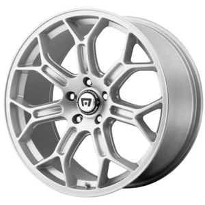 19x10 +79 Motegi MR120 Techno Mesh S 5x4.75 Race Silver Wheels (Set of 4) - Picture 1 of 2